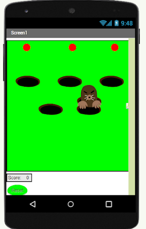 Mole game Screenshot 1