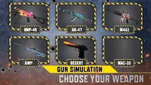 Gun app: gun battle simulator Screenshot 1