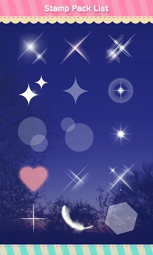 Stamp: Sparkly and See-through Screenshot 1