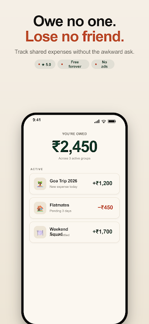 Hisaab: Splitwise Alternative Screenshot 3
