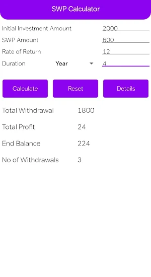 SIP Calculator & Planner Screenshot 0