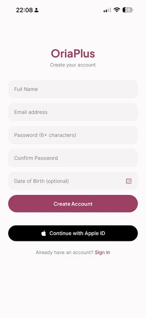 oriaplus Screenshot 0