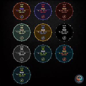 Chromawave Loop - watch face Screenshot 2