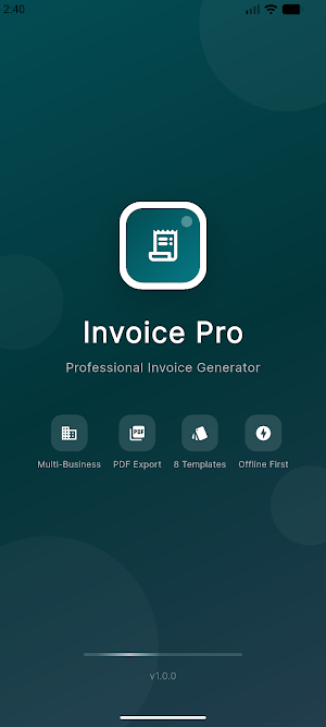 Invoicely - Business & Invoice Screenshot 0