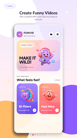 FunVid: 3D Face Filters Screenshot 3
