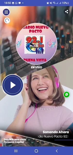 Radio Nuevo Pacto 92.1 Fm Screenshot 2