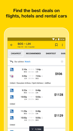 Cheapflights – Flight Search Screenshot 0