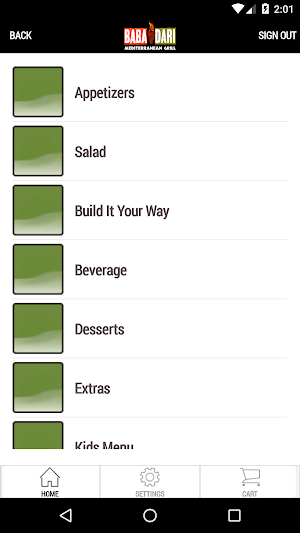Baba Dari Mediterranean Grill Screenshot 2