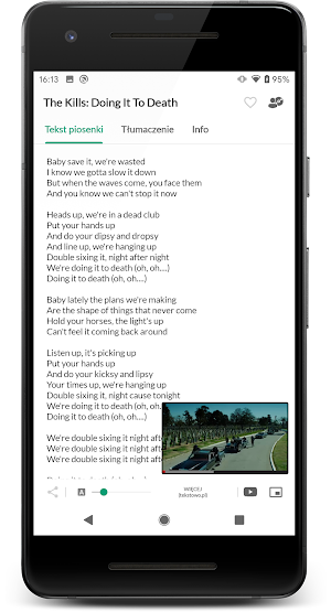 Teksto Lyrics Screenshot 1