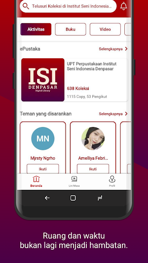ISI Denpasar Digital Library Screenshot 2