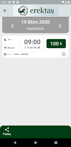 Erektaş Turizm Screenshot 1