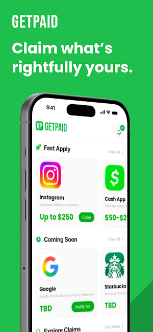 GetPaid: Find & Claim Money Screenshot 0