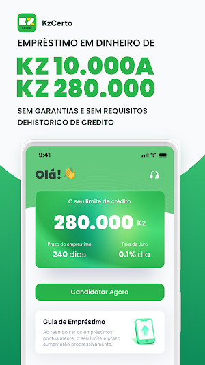 KzCerto: Crédito em Angola Screenshot 0
