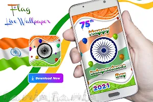 Indian Flag Live Wallpaper - Independence Day Screenshot 0