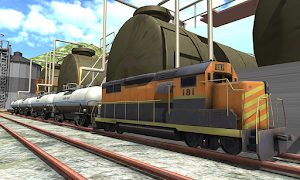 Oil Tanker Train Driving Sim : Cargo Train Uphill Screenshot 0