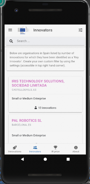 Innovation Radar Screenshot 3
