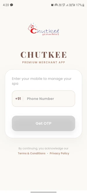 Chutkee Spa Partner Screenshot 0