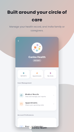 Canba Health Screenshot 2