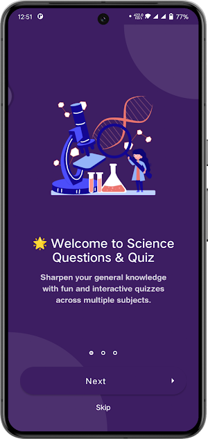 Brain Science Learning Quiz Screenshot 1