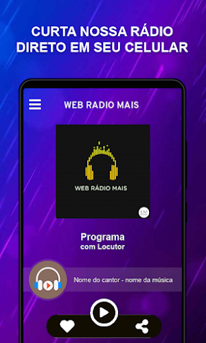 Web Rádio Mais Screenshot 0