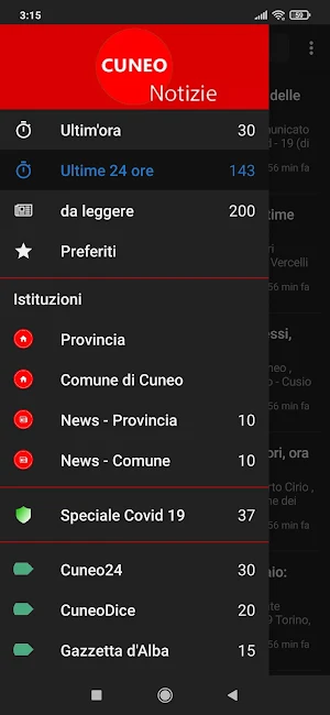 Cuneo notizie Screenshot 0