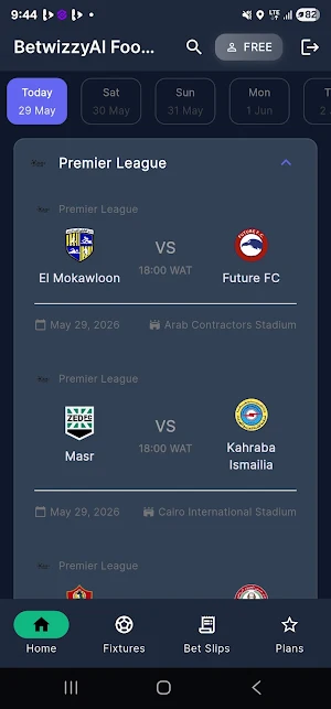 BetWizzyAI Football Prediction Screenshot 1