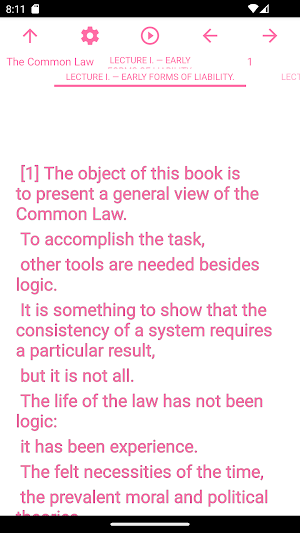 zBook: The Common Law Screenshot 0