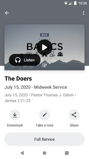 First Baptist Church - Broward Screenshot 2