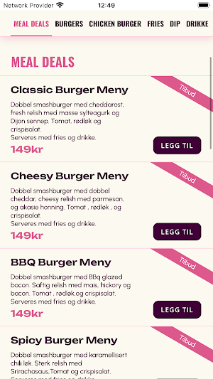 J&Co Burgers Screenshot 3