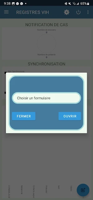 Registres VIH Screenshot 2