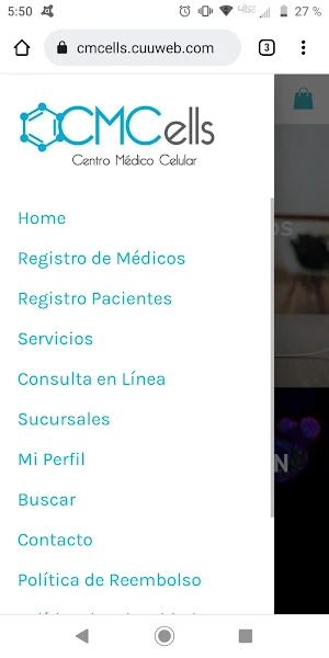 Cmcells células madres Screenshot 2
