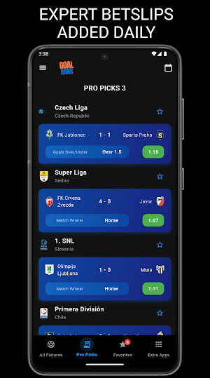 Goal Mind Soccer Predictions Screenshot 1