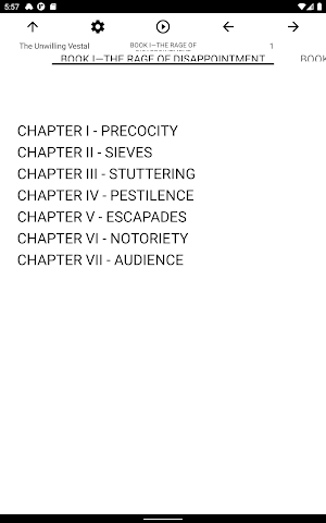 Book, The Unwilling Vestal Screenshot 3