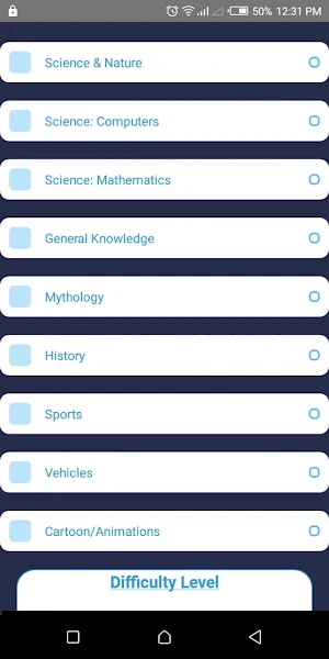 Izzy Quiz Screenshot 0