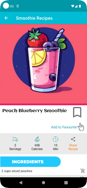 Smooth Smoothie Recipes Screenshot 1