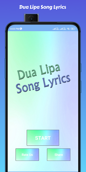 Dua Lipa Song Lyrics Screenshot 1