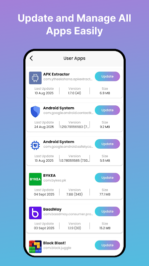 Software Update Apps Update Screenshot 1