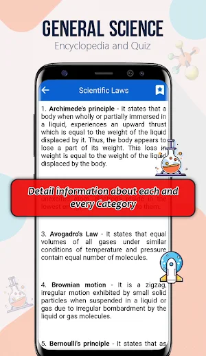 General Science Book and Quiz Screenshot 3