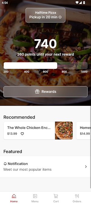 Halftime Pizza Screenshot 0