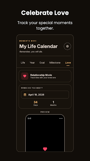 Life Calendar: Life in Weeks Screenshot 3