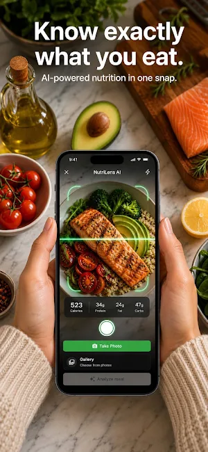 NutriLens AI: Food Scanner Screenshot 1