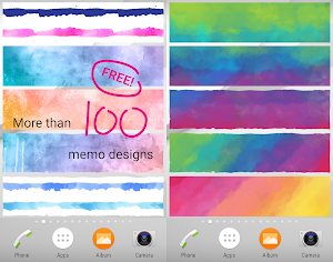 Sticky Memo Notepad *Watercolor* Free Screenshot 3