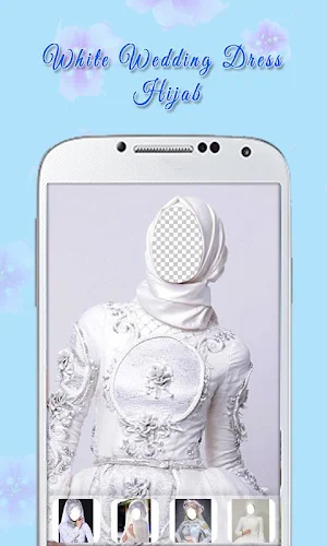 White Wedding Dress Hijab Screenshot 2