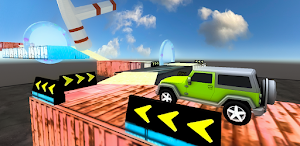 4X4 Car Stunt Action Ramp Game Screenshot 0