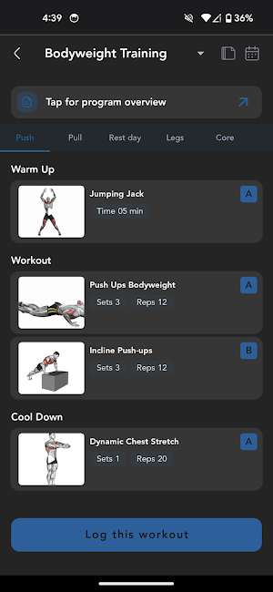 Adam Harris Fitness Screenshot 2