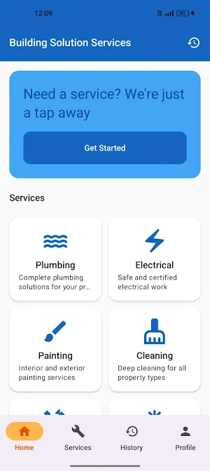 Building Solution services Screenshot 1