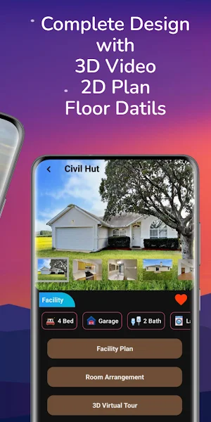 Civil Hut – Duplex Home Design Screenshot 1