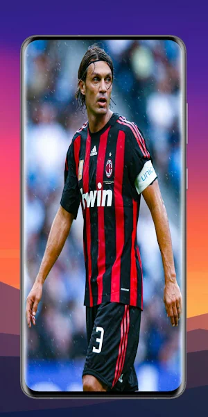 Paolo Maldini 4K Wallpaper Screenshot 3
