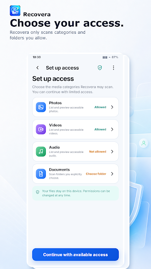 Recovera: File Recovery Screenshot 1