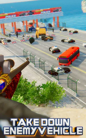 US Police Sniper Gun Shooting Screenshot 2